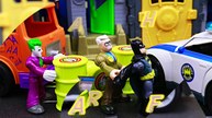 Batman Steals Car to Chase Joker and Arrested with Robin Waiting in Batcave with Spiderman Superhero-ukKZywp5fqs