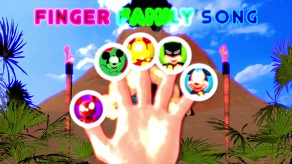 Spiderman Mickey Mouse and Friends Rock Carvings Finger Family Song!