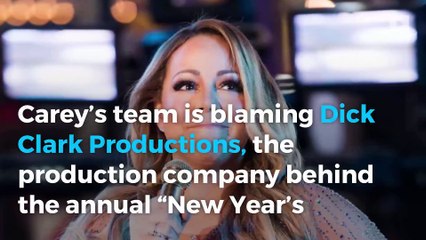 Mariah Carey rep claims she was 'set up to fail' at New Year's Eve performance