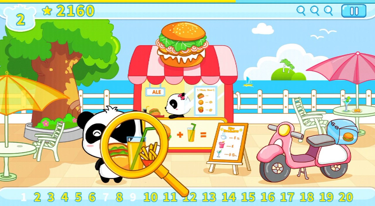 Hidden Numbers by BabyBus panda HD Gameplay app android apk apps learning education