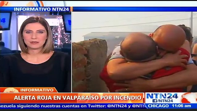 Voraz incendio forestal en Chile deja 19 heridos, 400 evacuados y 140 viviendas destruidas