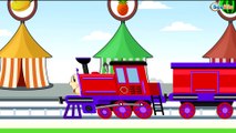 Trains cartoons - Learn Numbers, Shapes, Colors and More with the Train - Trains and cars for kids