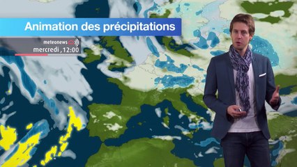 Prévisions météo pour la journée du mercredi 4 janvier