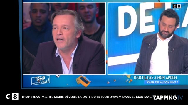 TPMP : Jean-Michel Maire dévoile la date du retour d’Ayem dans le Mad Mag