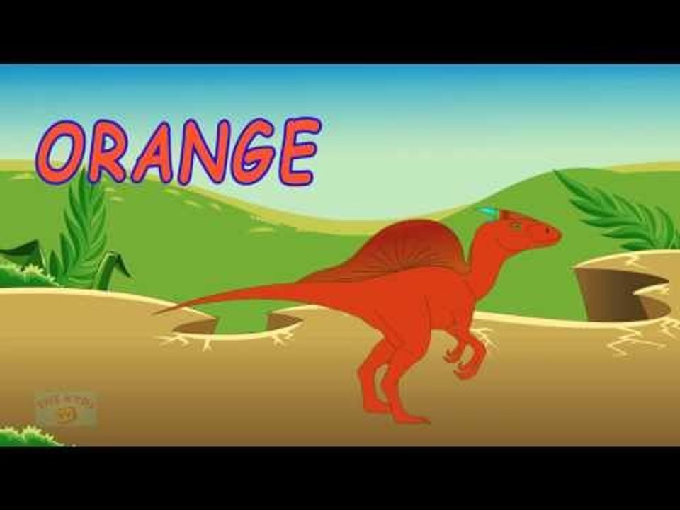 Colored Dinosaurs| Learn colors