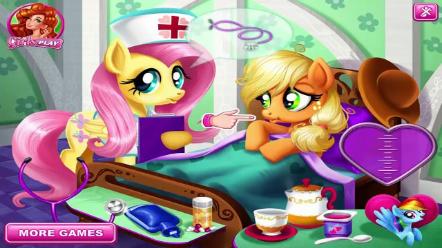 Applejack Stomach Care Doctor - My Little Pony Games For Kids