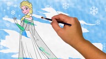 Frozen Elsa Coloring Pages - Tô Màu Công Chúa Elsa - Nữ Hoàng Băng Giá.