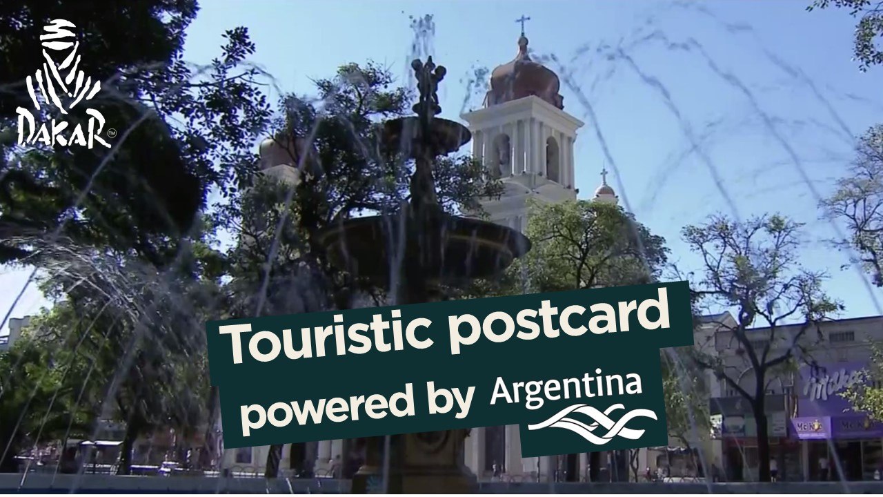 Étape 2 - Tarjeta postal / Touristic postcard / Carte postale; powered by Argentina