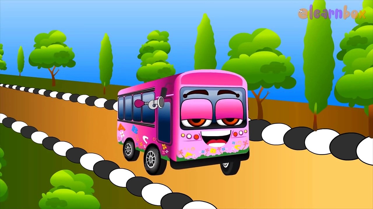 The Wheels On The Bus | Nursery Rhymes for Children | 60 Min Non Stop English Rhyme