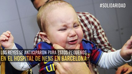 Messi y Suárez dejaron a un lado el fútbol para vestirse de Reyes Magos