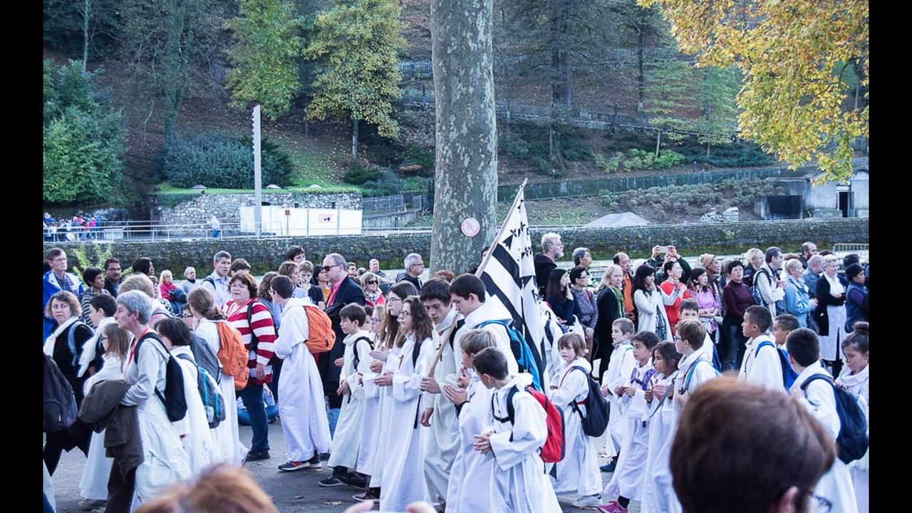 Participation au pélé des servants d'autel à Lourdes en octobre 2016