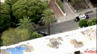 A Slow-Speed Los Angeles Police Chase Ends With An Arrest - 1/2/2017, Helicopter Footage.