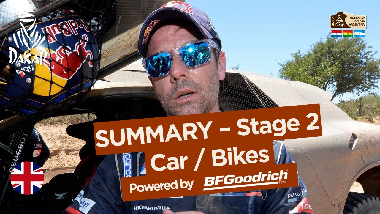 Stage 2 Summary - Car/Bike - (Resistencia / San Miguel de Tucumán) - Dakar 2017