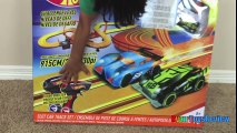 GIANT HOT WHEELS Electric Slot Car Track Set RC Remote Control Racing Toy Cars for Kids Egg Surprise