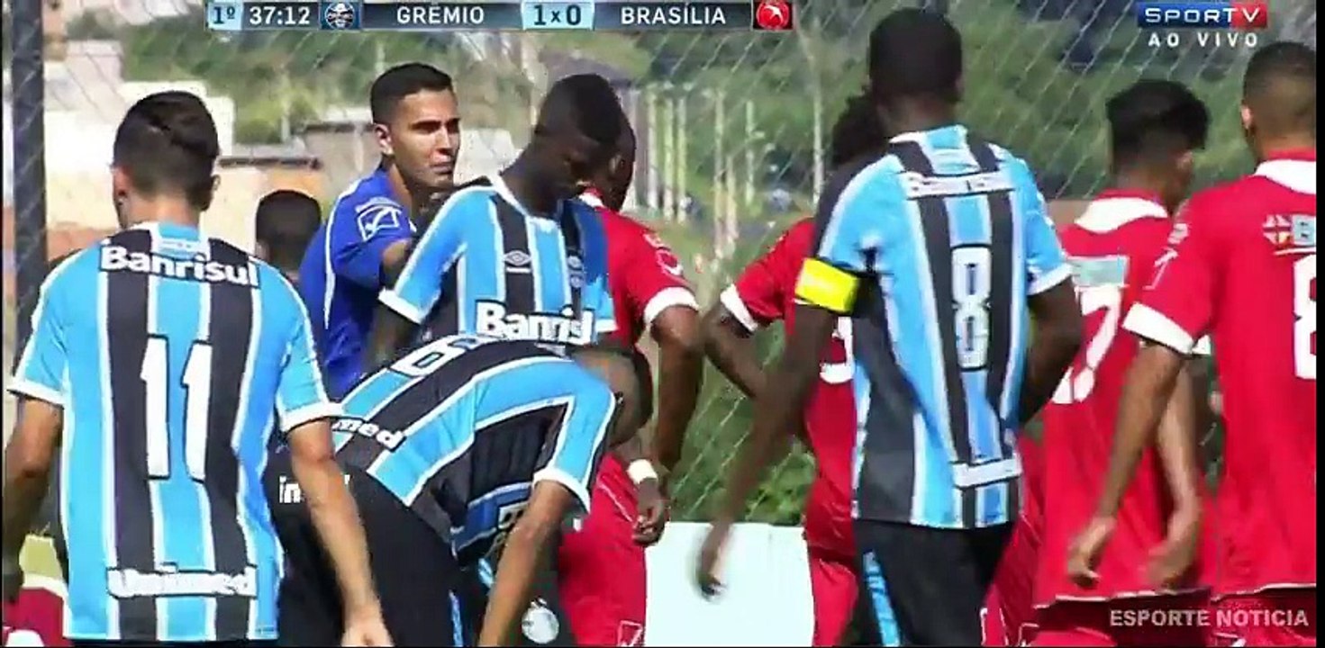 Grêmio 3 X 1 Brasília DF Gols e Melhores Momentos Copa SP Futebol Júnior 03-01-2016 (HD)