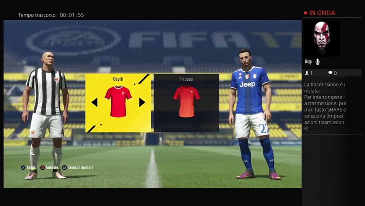 Trasmissione PS4 live di Peppebellu89
