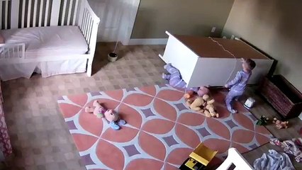 Two year old miraculously saves twin brother