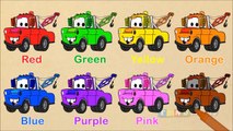 Learning Colors for Kids with Mater Disney Cars Coloring Pages : Colors for Children