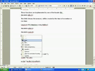 C LANGUAGE DYNAMIC MEMORY ALLOCATION