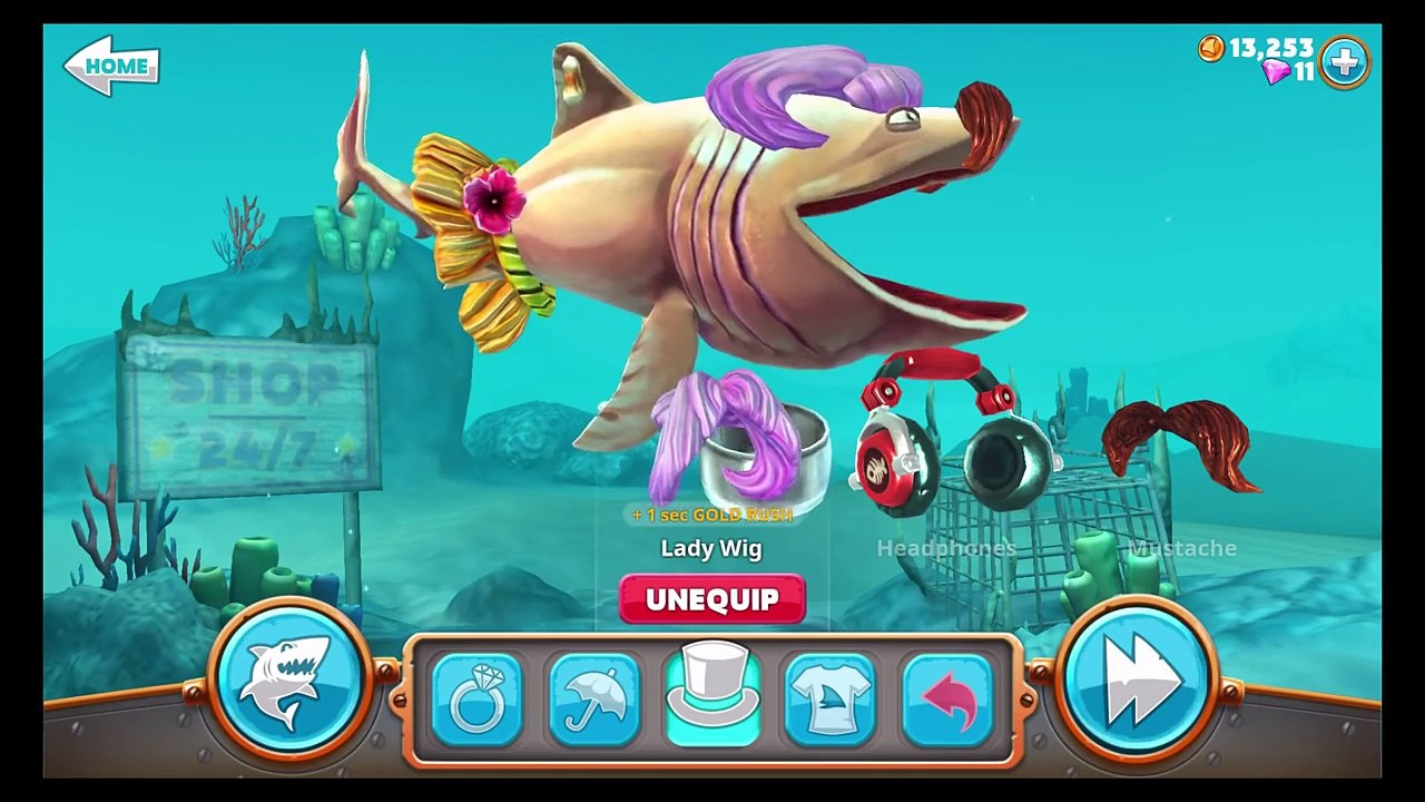 Hungry Shark World - New Shark - Basking Shark