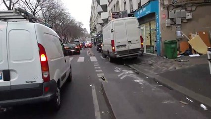 La difficulté de circuler à vélo dans Paris