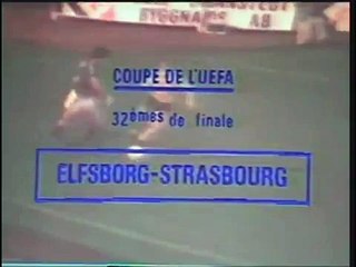 13.09.1978 - 1978-1979 UEFA Cup 1st Round 1st Leg IF Elfsborg 2-0 Racing C Strasbourg