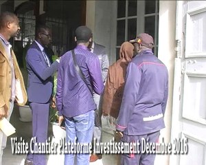 Visite Chantier Plateforme Investissement Décembre 2016