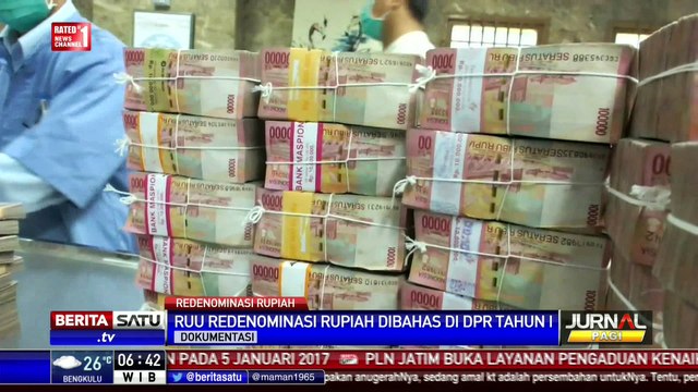 RUU Redenominasi Rupiah Siap Dibahas DPR
