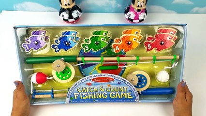 Best Toddler Learning Video Kids Learn Colors Numbers Mickey Preschool Melissa & Doug Fishing Toy