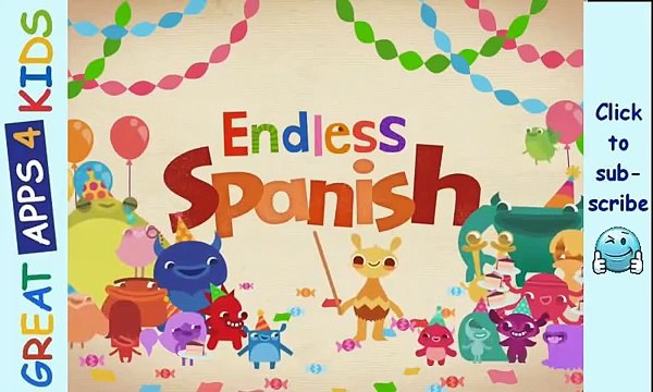 Endless Spanish (Infinito Español) Basic Spanish Word Learning App for Kids