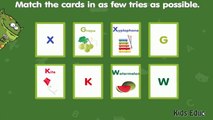 Alphabet Match, ABC Phonics Flashcards Learning game, Letter Sounds, Preschool  Activity