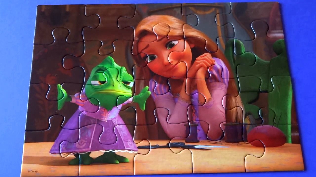 Disney Princess Puzzle Games Rompecabezas Rapunzel 2 x 20 pieces Puzzles Tangled Kids Learning