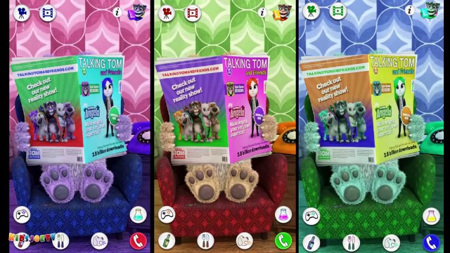 Learn Colors with Talking Games for Kids Compilation - Fun learning Colours