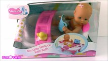 Baby Doll Bathtime Nenuco Baby Girl gets pampered! How to Bath a Baby TOY Newborn Baby Dolls