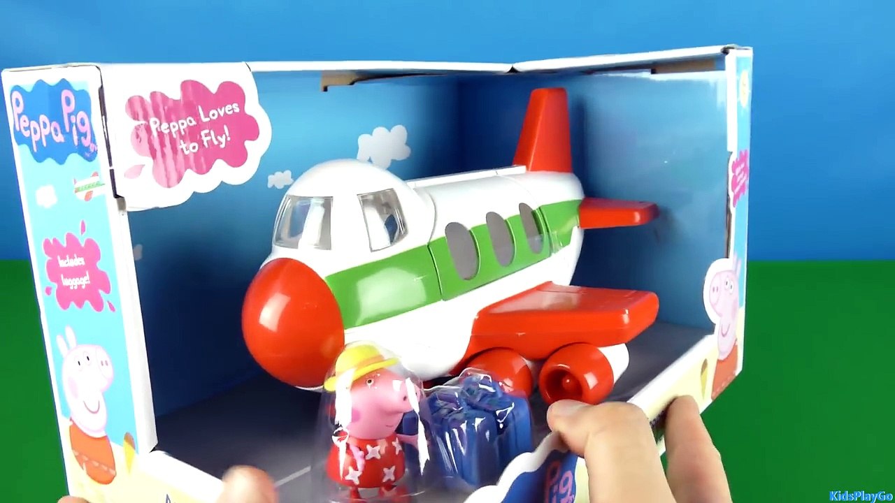 Peppa pig Airplane Toy Video for Kids