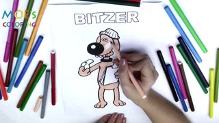 Bitzer Shaun The Sheep Coloring page New 2017 Video for Kids