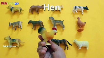 Learn Domestic Animals For Children   Kids learn Animals Name - Kids learning video NTC Kids