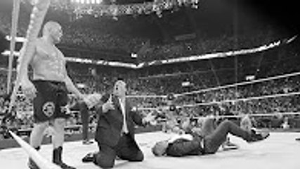 Brock Lesnar F5 on Shane McMahon - Summerslam 2016