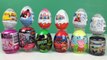 Surprise Eggs Disney Planes Spider man Kinder Tinker Bell Avengers mini figz tmnt Cars 2 Peppa Pig