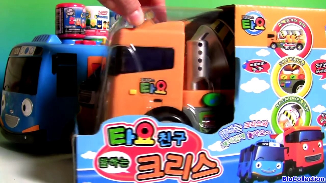 Tayo the Little Bus Pop-Up Toys Surprise Chris the Cement Truck 꼬마 버스 타요 팝업 서프라이즈뮤지컬 장난감 (크리스시멘트트럭)-atVrPoLk9z0