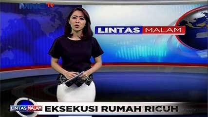 Amankan Eksekusi Rumah Polisi Terkena Panah