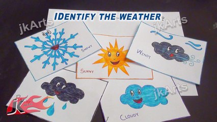 DIY Identify the Weather Game   Learning Game for Kids -   - JK Easy Craft 007