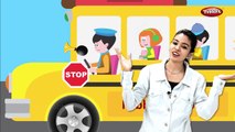 Wheels on the Bus Go Round and Round | Wheels on the Bus with Actions | Nursery Rhymes Action Songs