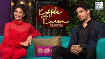 Jacqueline And Sidharth Malhotra Had A Adult Conversation | Koffee With Karan 5 | LehrenTV