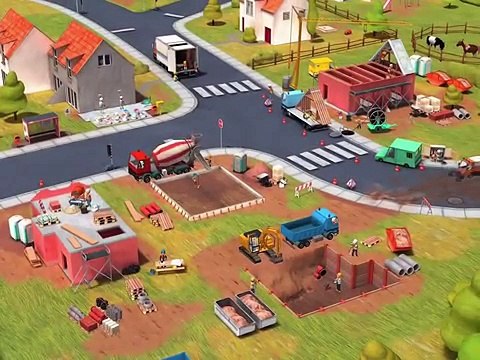 Мультики про машинки. Строительная площадка и строители Детское приложение для iPOD И Android