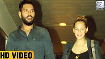 Yuvraj Singh And Hazel Keech's 1st Appearance Post MARRIAGE | LehrenTV