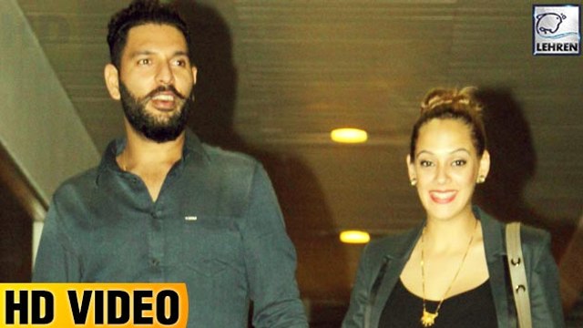 Yuvraj Singh And Hazel Keech's 1st Appearance Post MARRIAGE | LehrenTV