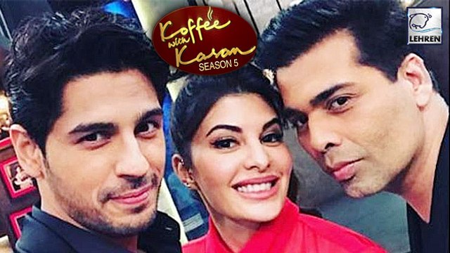Sidhartha Malhotra And Jacqueline Getting Naughty On The Sets Of Koffee With Karan | लहरें गपशप