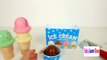 Colors for children to learn with Ice Cream Cones Playset For Kids - Learn Colors
