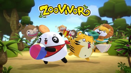 เพลงเด็ก - One, two, three, four, five | Zoovivor cartoon animation